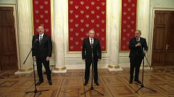 Переговоры Путина, Алиева и Пашиняна в Москве