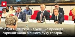 Вступ в ЄС. Україна успішно пройшла скринінг щодо вільного руху товарів