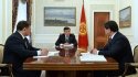 Президент Жээнбеков обсудил со спикером ЖК и премьером планы на постпандемический период