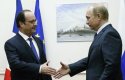 Путин не стал поднимать тему поставок "Мистралей" в разговоре с Олландом